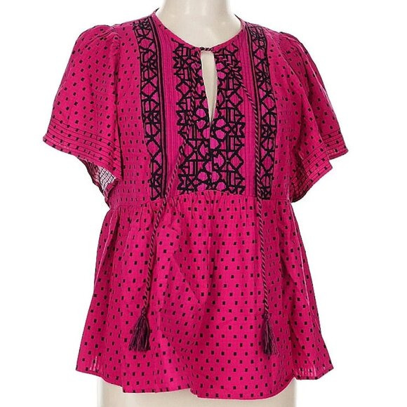 Knox Rose Tops - Knox Rose Short Sleeve Blouse
